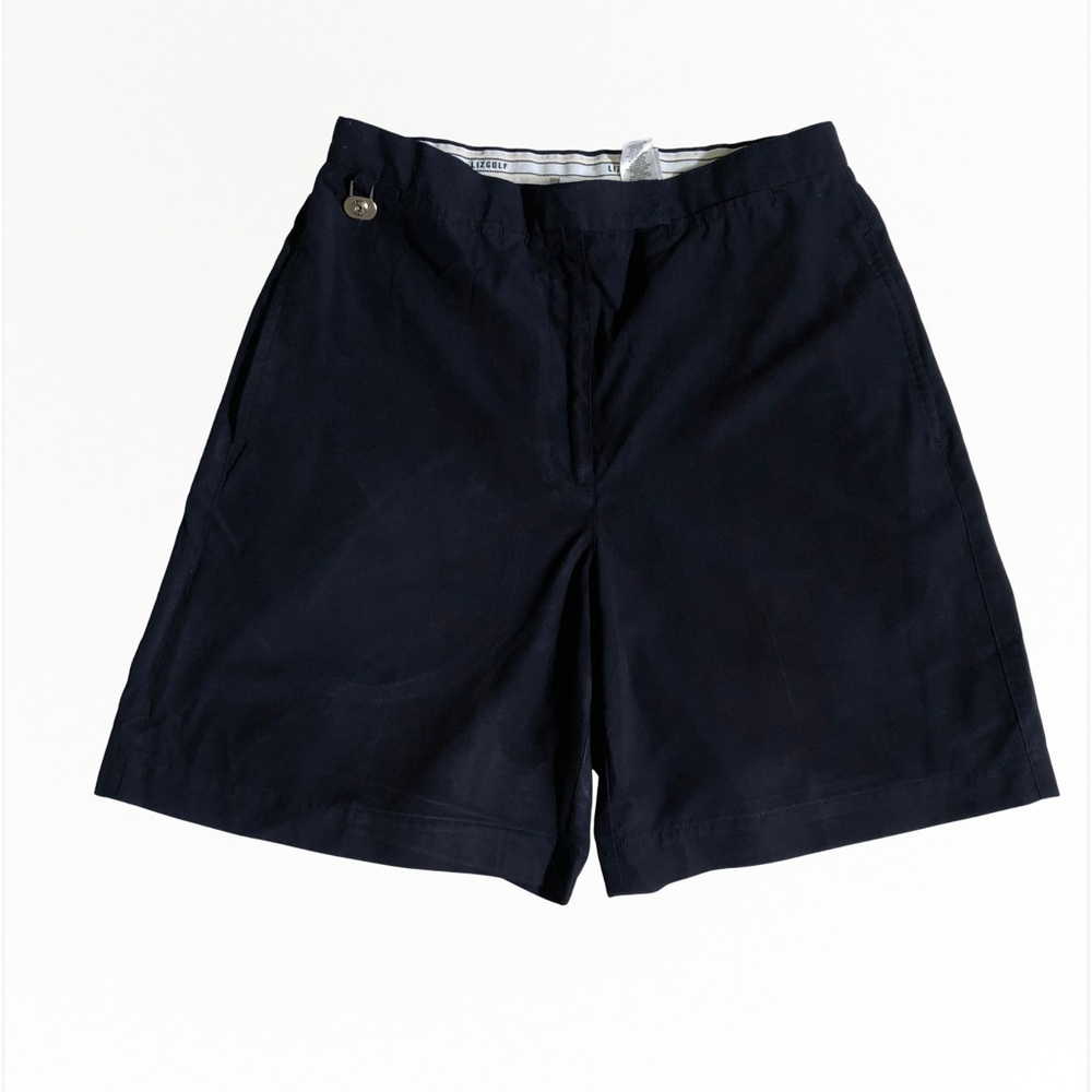 Liz Golf Blue Flat Front Shorts Size 10